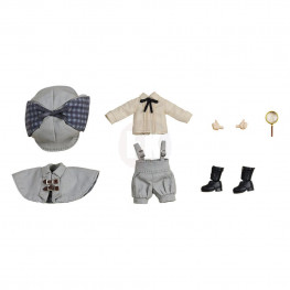 Original Character Parts for Nendoroid Doll figúrkas Outfit Set Detective - Boy (Gray)